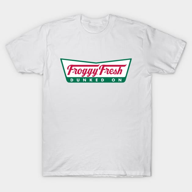 Froggy Fresh - Dunked On T-Shirt by mercenary